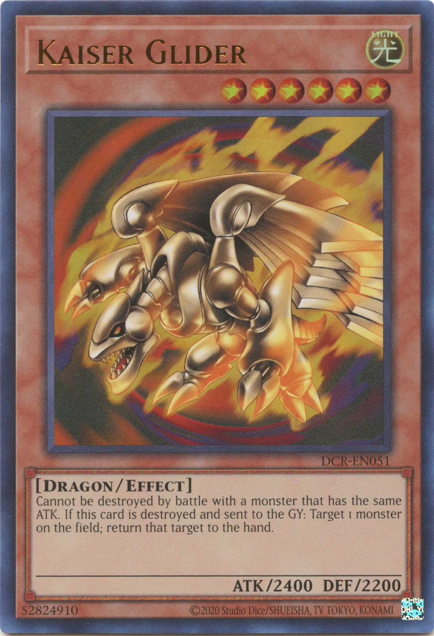 Kaiser Glider (25th Anniversary) [DCR-EN051] Ultra Rare | Pegasus Games WI