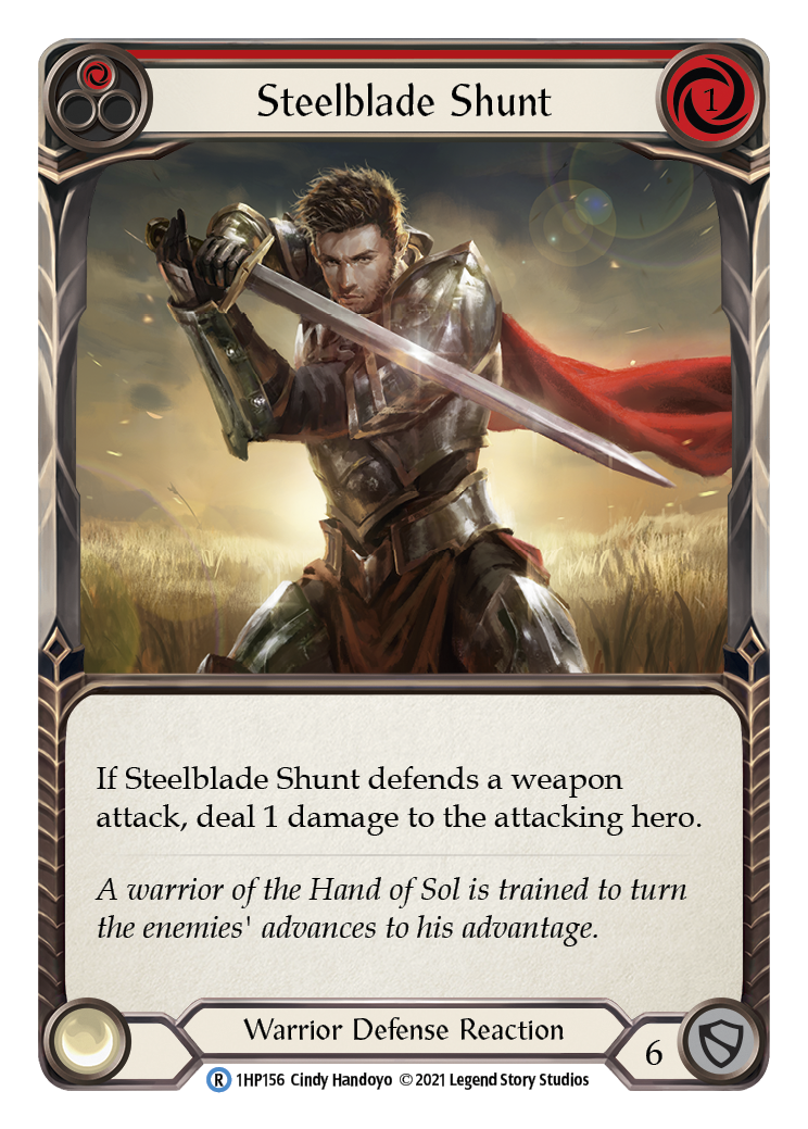Steelblade Shunt (Red) [1HP156] | Pegasus Games WI