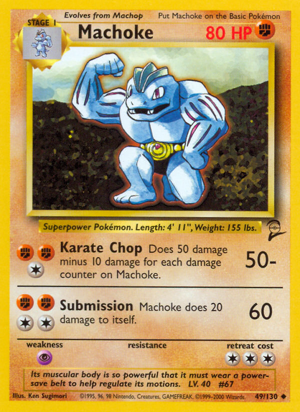 Machoke (49/130) [Base Set 2] | Pegasus Games WI