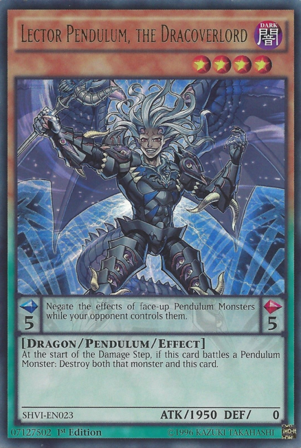 Lector Pendulum, the Dracoverlord [SHVI-EN023] Ultra Rare | Pegasus Games WI