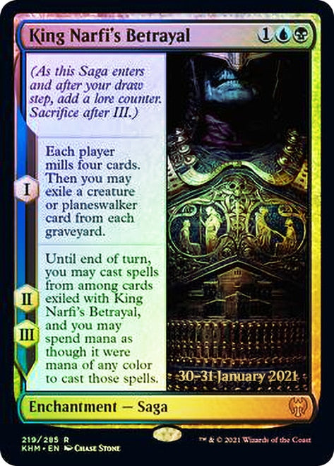 King Narfi's Betrayal [Kaldheim Prerelease Promos] | Pegasus Games WI