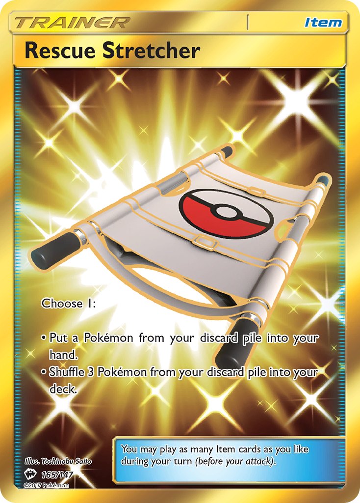 Rescue Stretcher (165/147) [Sun & Moon: Burning Shadows] | Pegasus Games WI