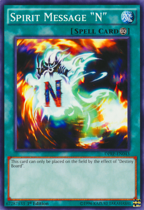 Spirit Message "N" [DPRP-EN043] Common | Pegasus Games WI