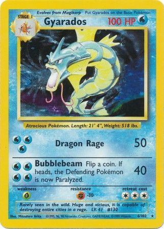 Gyarados (6/102) [Base Set Unlimited] | Pegasus Games WI