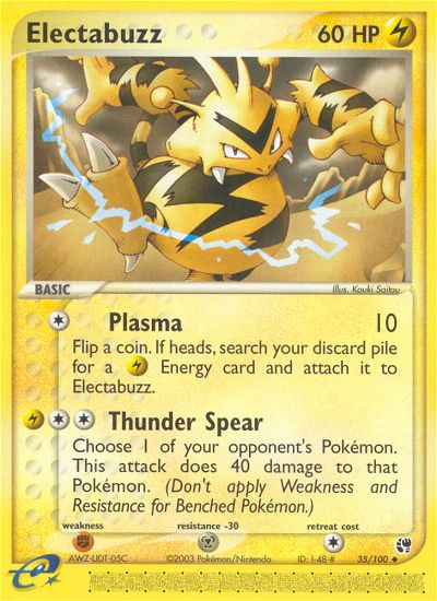 Electabuzz (35/100) [EX: Sandstorm] | Pegasus Games WI