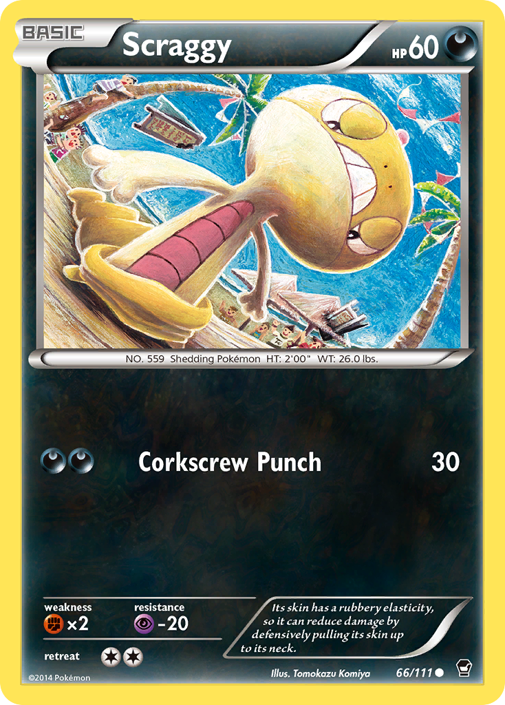 Scraggy (66/111) [XY: Furious Fists] | Pegasus Games WI