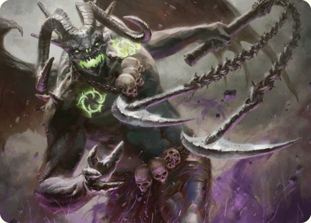 Archfiend of Despair Art Card [Commander Masters Art Series] | Pegasus Games WI