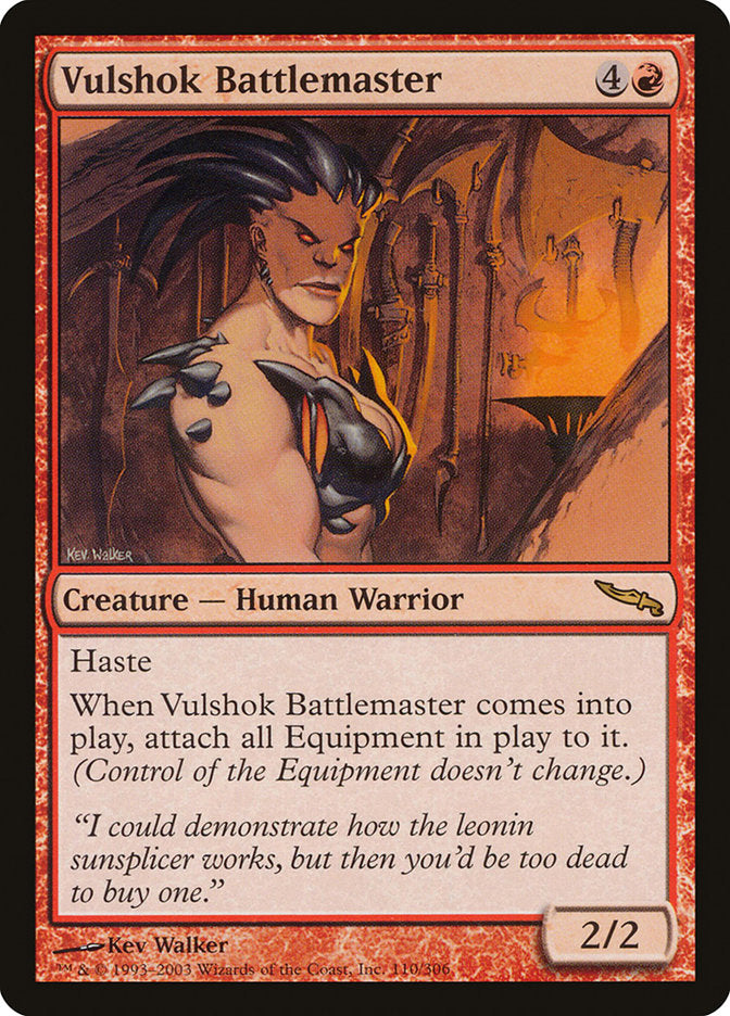 Vulshok Battlemaster [Mirrodin] | Pegasus Games WI