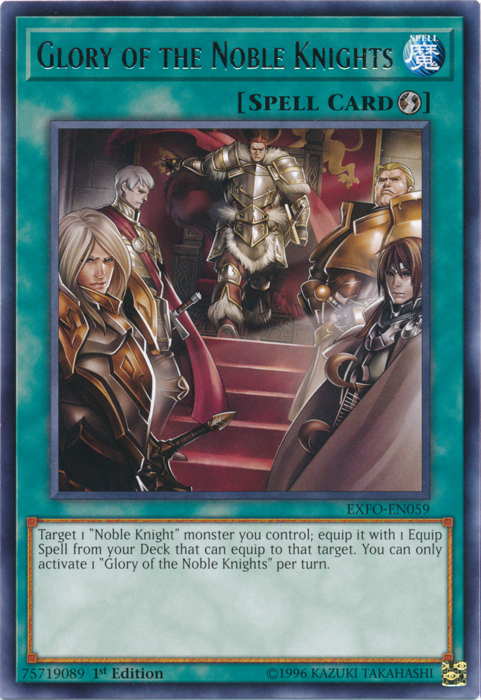 Glory of the Noble Knights [EXFO-EN059] Rare | Pegasus Games WI