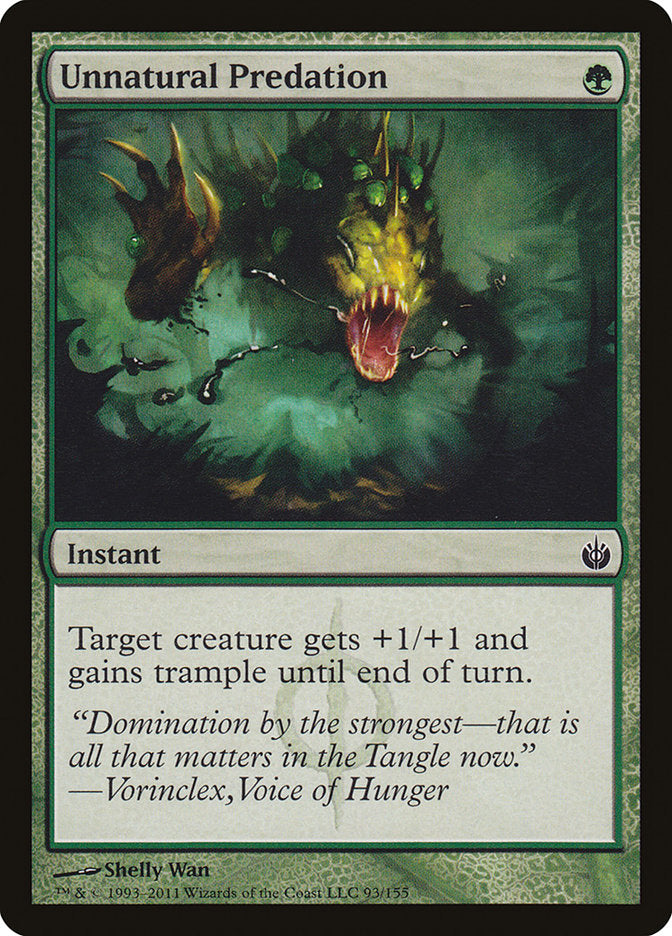 Unnatural Predation [Mirrodin Besieged] | Pegasus Games WI