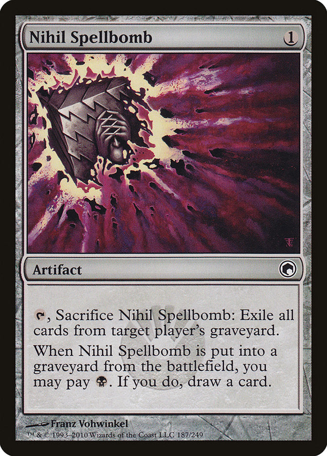 Nihil Spellbomb [Scars of Mirrodin] | Pegasus Games WI