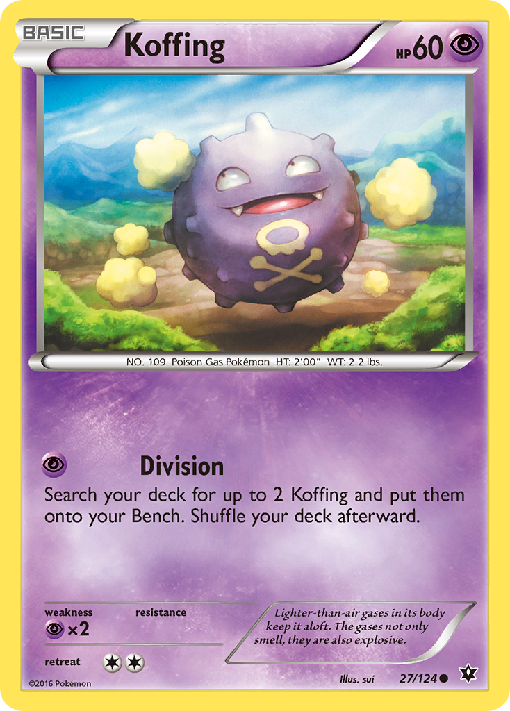 Koffing (27/124) [XY: Fates Collide] | Pegasus Games WI