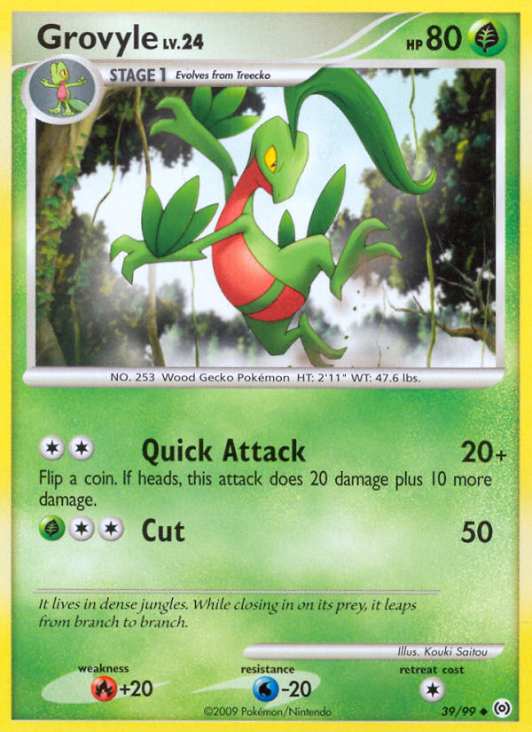 Grovyle (39/99) [Platinum: Arceus] | Pegasus Games WI