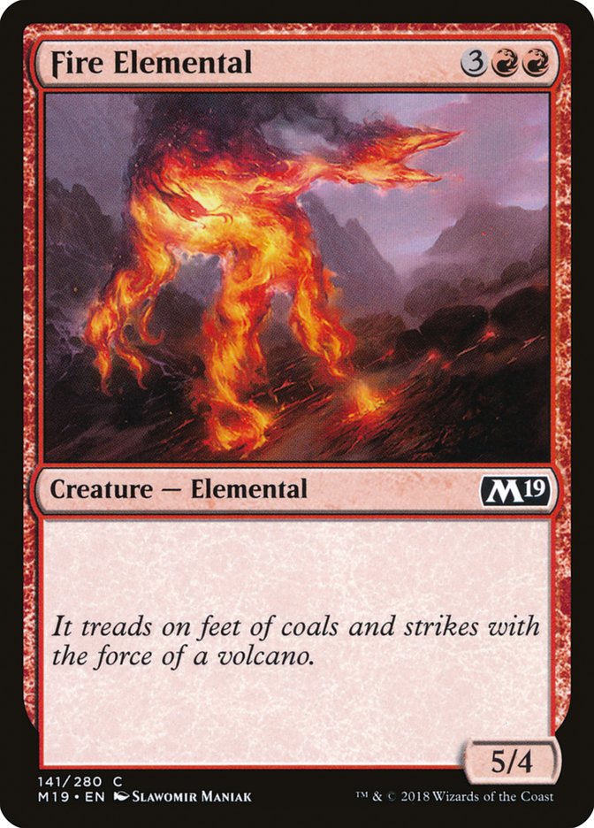 Fire Elemental [Core Set 2019] | Pegasus Games WI