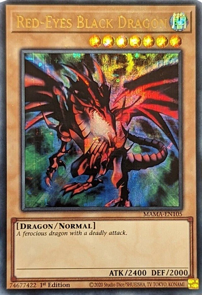 Red-Eyes Black Dragon [MAMA-EN105] Ultra Pharaoh's Rare | Pegasus Games WI