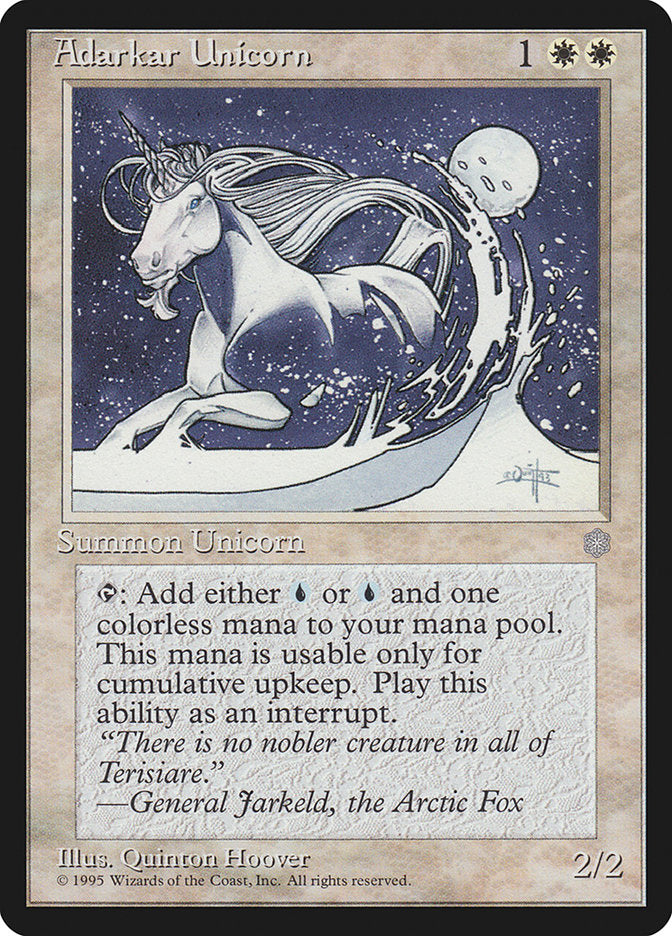 Adarkar Unicorn [Ice Age] | Pegasus Games WI