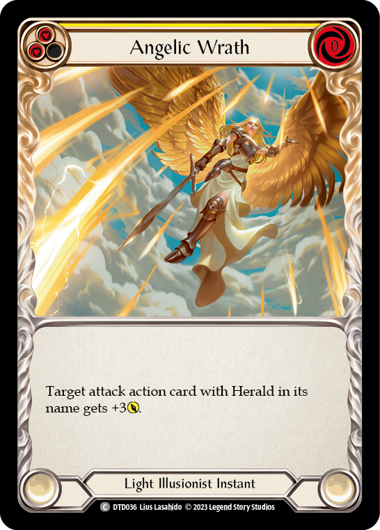 Angelic Wrath (Yellow) [DTD036] (Dusk Till Dawn) | Pegasus Games WI