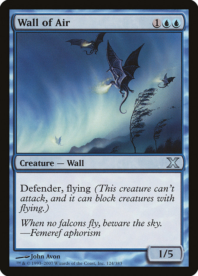 Wall of Air [Tenth Edition] | Pegasus Games WI