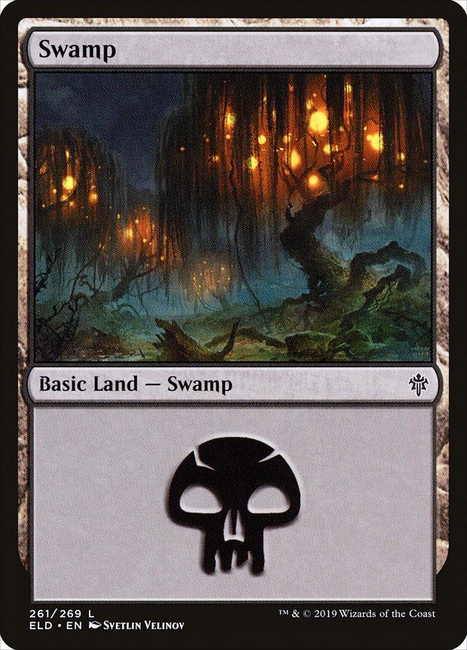 Swamp (261) [Throne of Eldraine] | Pegasus Games WI