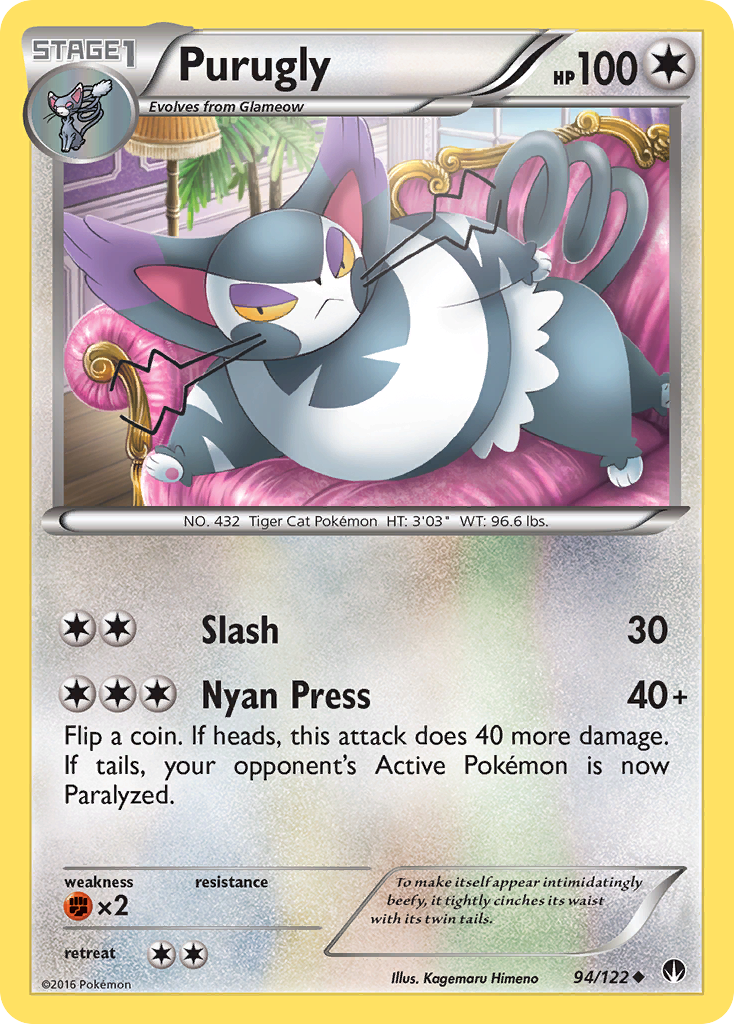 Purugly (94/122) [XY: BREAKpoint] | Pegasus Games WI