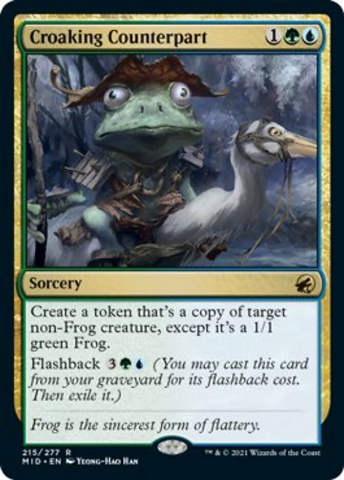 Croaking Counterpart [Innistrad: Midnight Hunt] | Pegasus Games WI