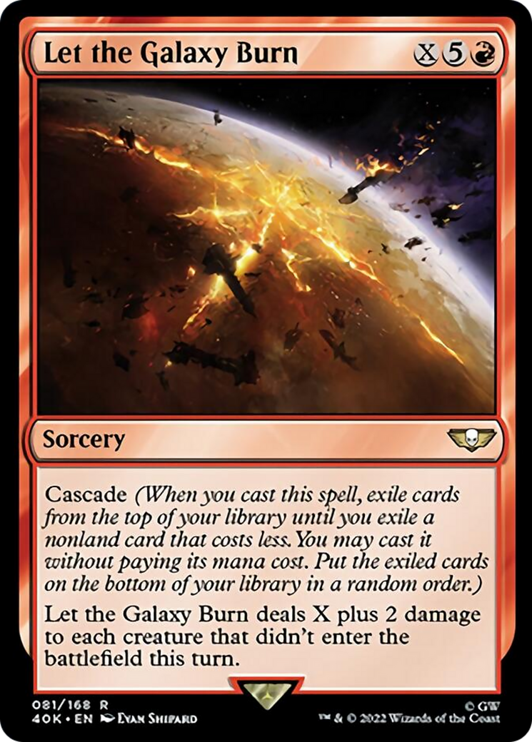 Let the Galaxy Burn (Surge Foil) [Warhammer 40,000] | Pegasus Games WI