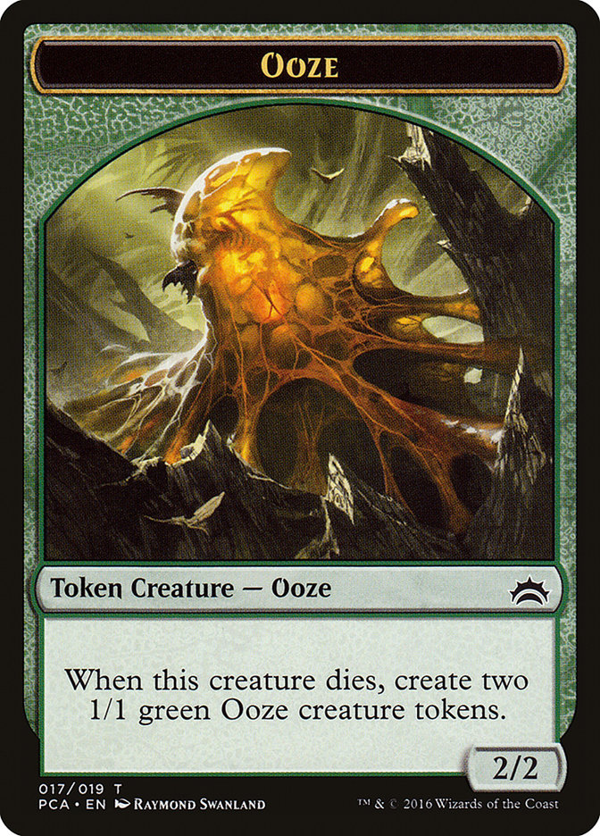 Ooze (016) // Ooze (017) Double-Sided Token [Planechase Anthology Tokens] | Pegasus Games WI
