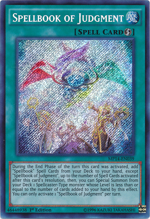Spellbook of Judgment [MP14-EN039] Secret Rare | Pegasus Games WI