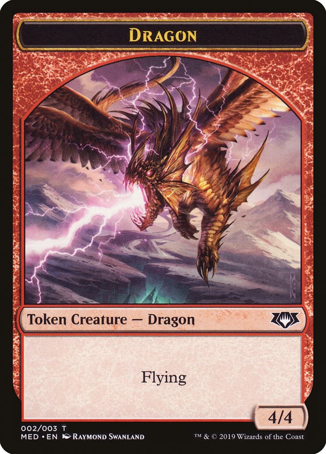 Dragon Token [Mythic Edition Tokens] | Pegasus Games WI