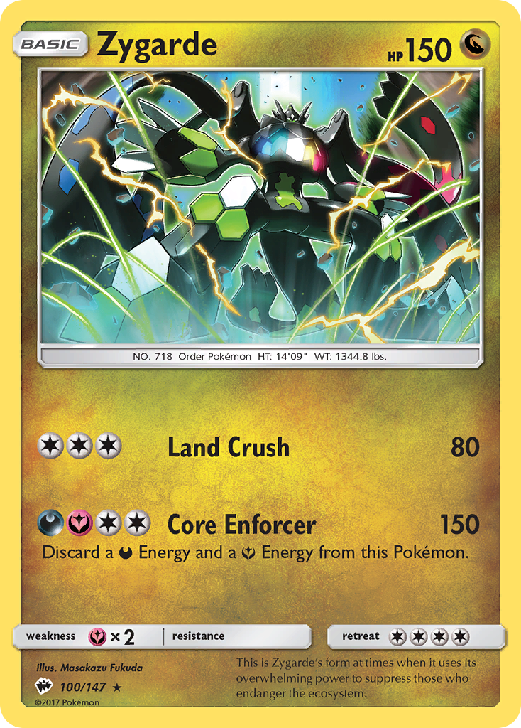 Zygarde (100/147) [Sun & Moon: Burning Shadows] | Pegasus Games WI