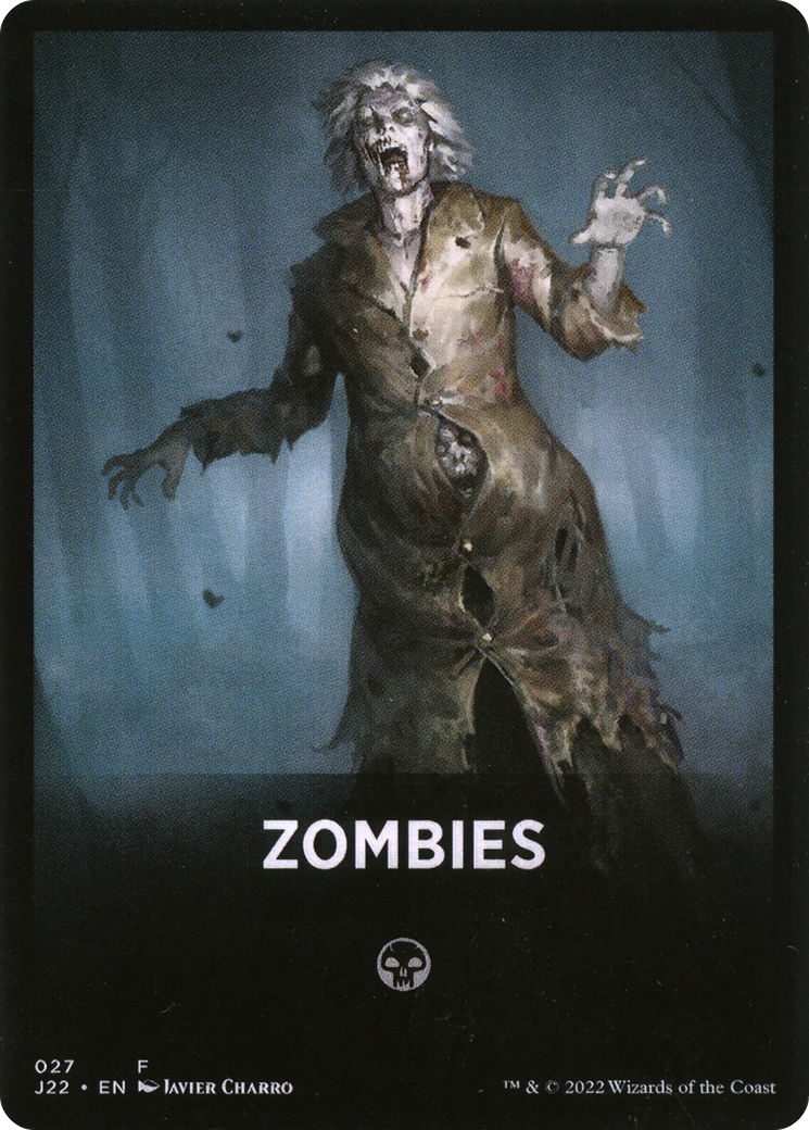 Zombies Theme Card [Jumpstart 2022 Front Cards] | Pegasus Games WI