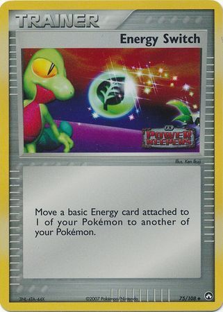 Energy Switch (75/108) (Stamped) [EX: Power Keepers] | Pegasus Games WI