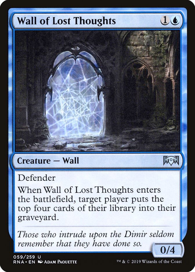 Wall of Lost Thoughts [Ravnica Allegiance] | Pegasus Games WI