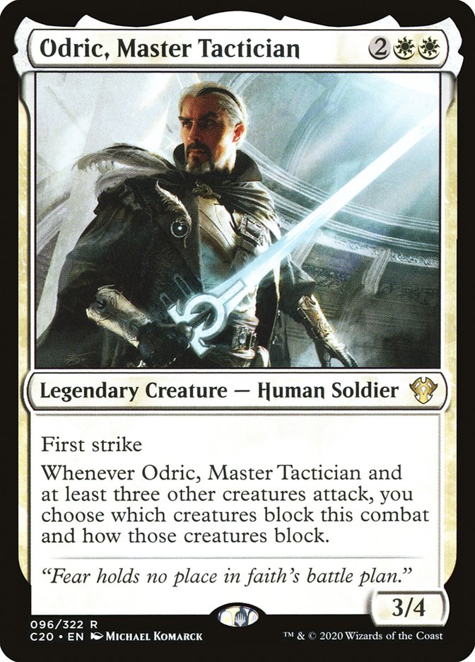 Odric, Master Tactician [Commander 2020] | Pegasus Games WI