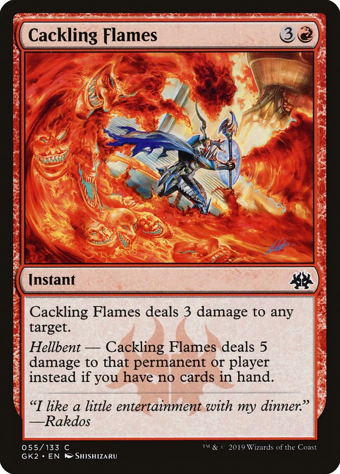 Cackling Flames [Ravnica Allegiance Guild Kit] | Pegasus Games WI