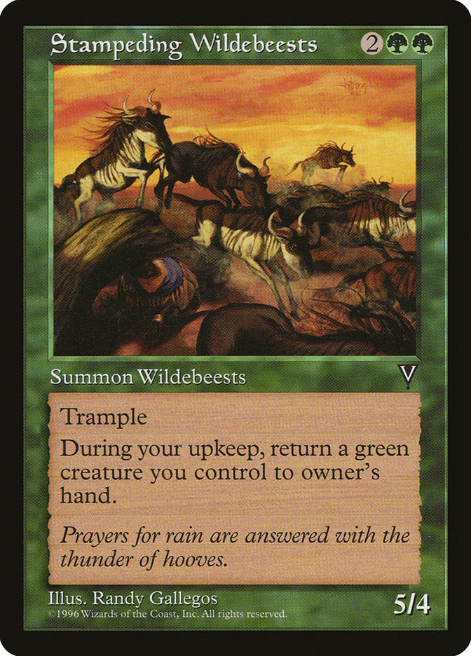 Stampeding Wildebeests [Visions] | Pegasus Games WI