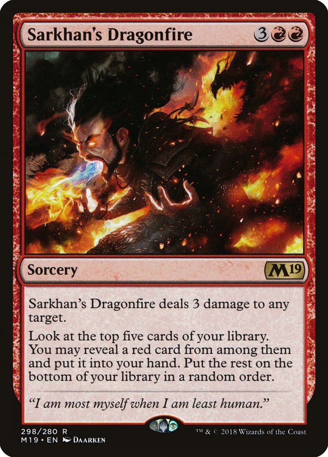 Sarkhan's Dragonfire [Core Set 2019] | Pegasus Games WI
