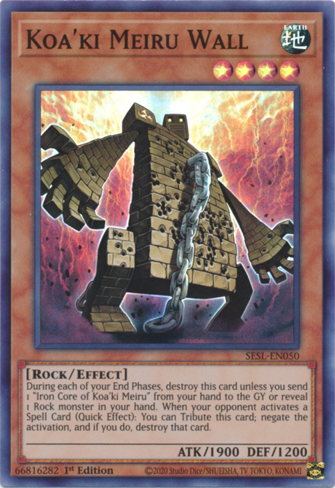 Koa'ki Meiru Wall [SESL-EN050] Super Rare | Pegasus Games WI
