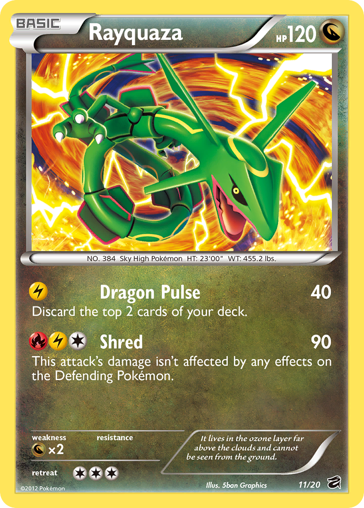 Rayquaza (11/20) [Black & White: Dragon Vault] | Pegasus Games WI