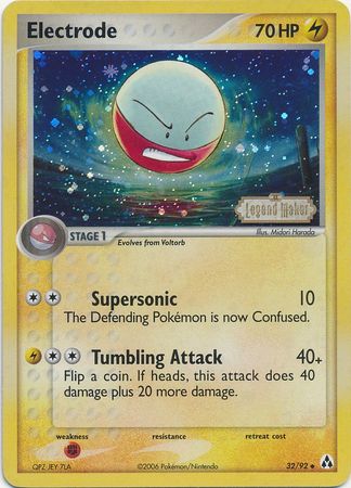 Electrode (32/92) (Stamped) [EX: Legend Maker] | Pegasus Games WI