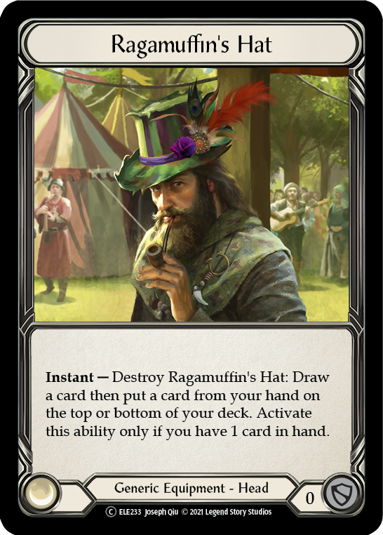 Ragamuffin's Hat [U-ELE233] Unlimited Rainbow Foil | Pegasus Games WI