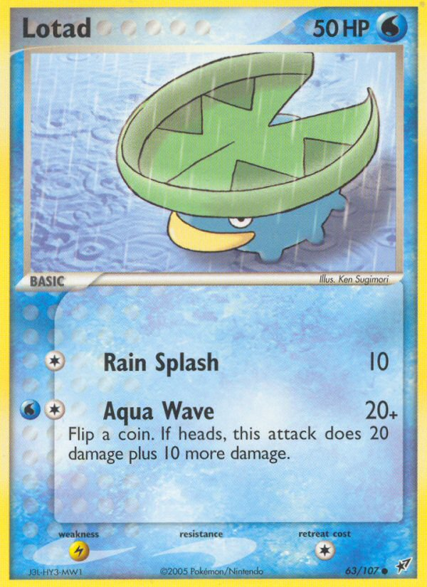 Lotad (63/107) [EX: Deoxys] | Pegasus Games WI