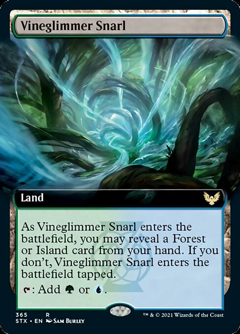 Vineglimmer Snarl (Extended Art) [Strixhaven: School of Mages] | Pegasus Games WI