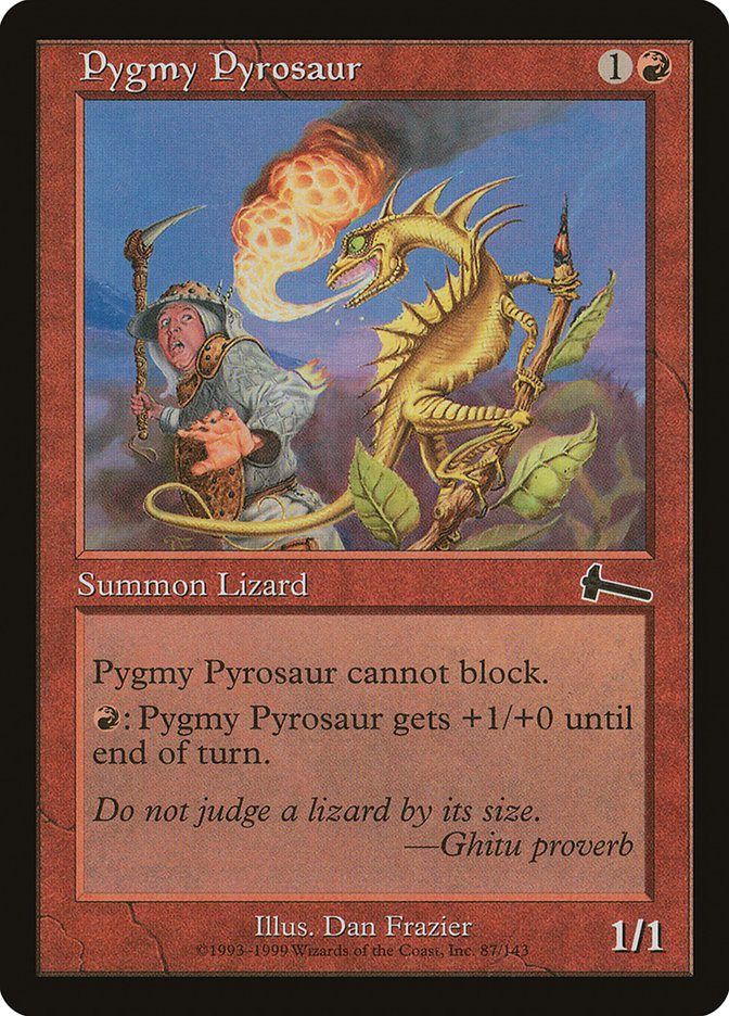 Pygmy Pyrosaur [Urza's Legacy] | Pegasus Games WI