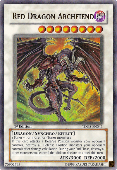 Red Dragon Archfiend [TDGS-EN041] Ultra Rare | Pegasus Games WI