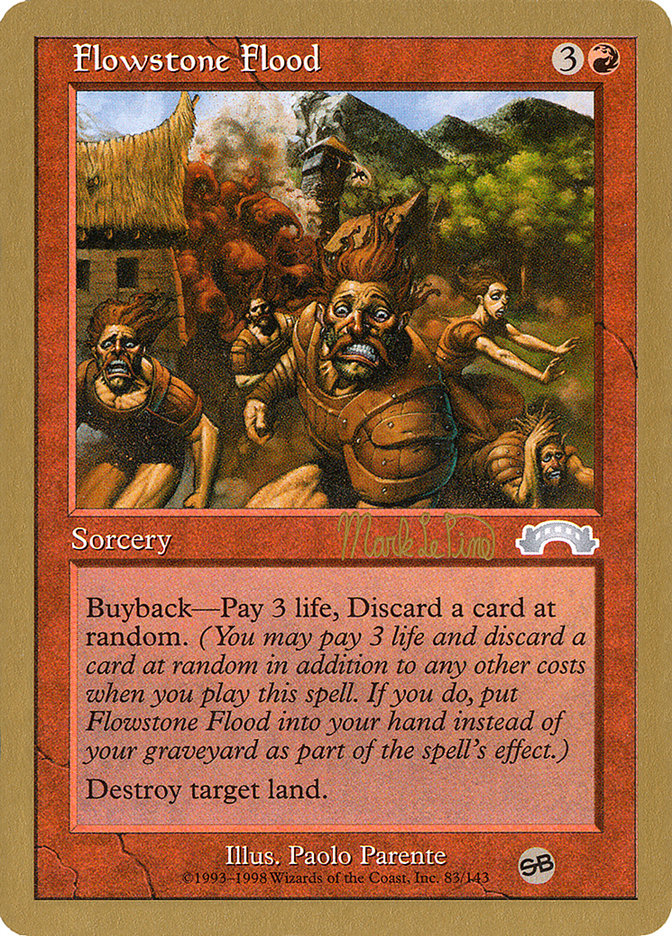 Flowstone Flood (Mark Le Pine) (SB) [World Championship Decks 1999] | Pegasus Games WI