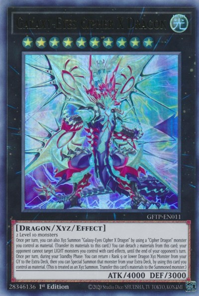 Galaxy-Eyes Cipher X Dragon [GFTP-EN011] Ultra rare | Pegasus Games WI