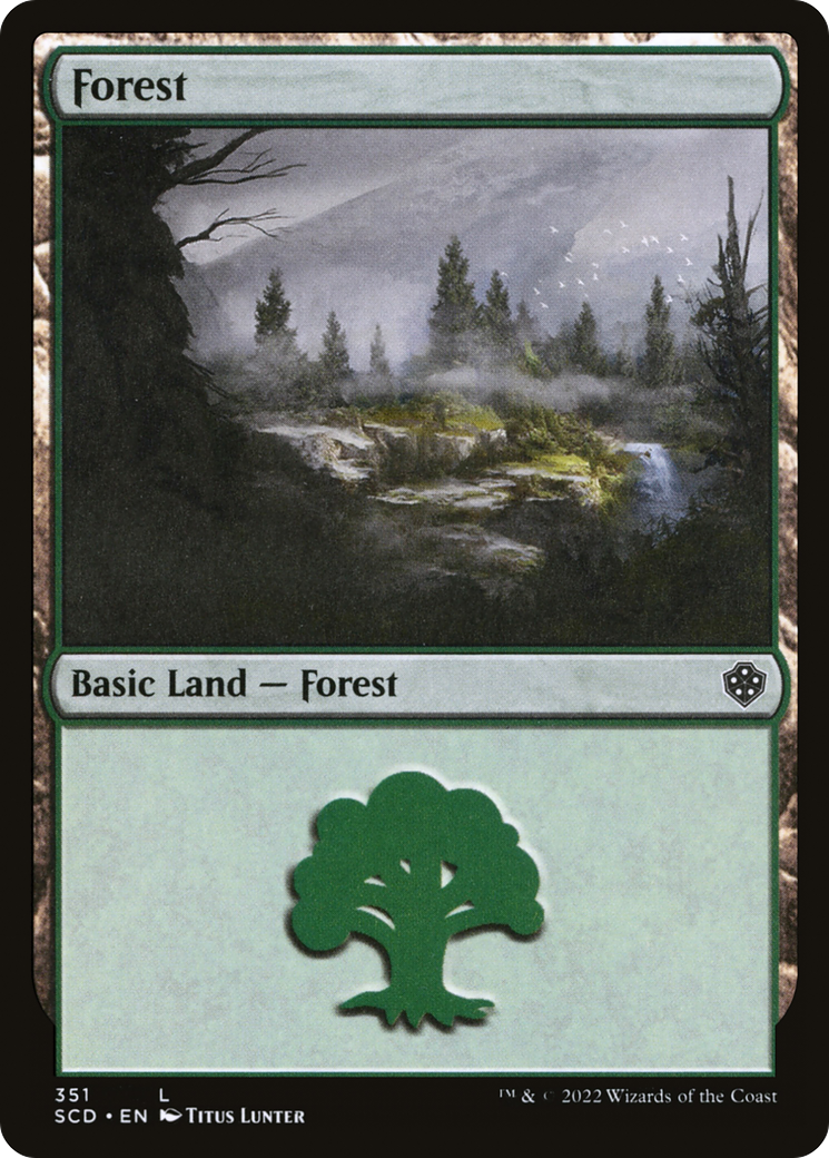 Forest (351) [Starter Commander Decks] | Pegasus Games WI