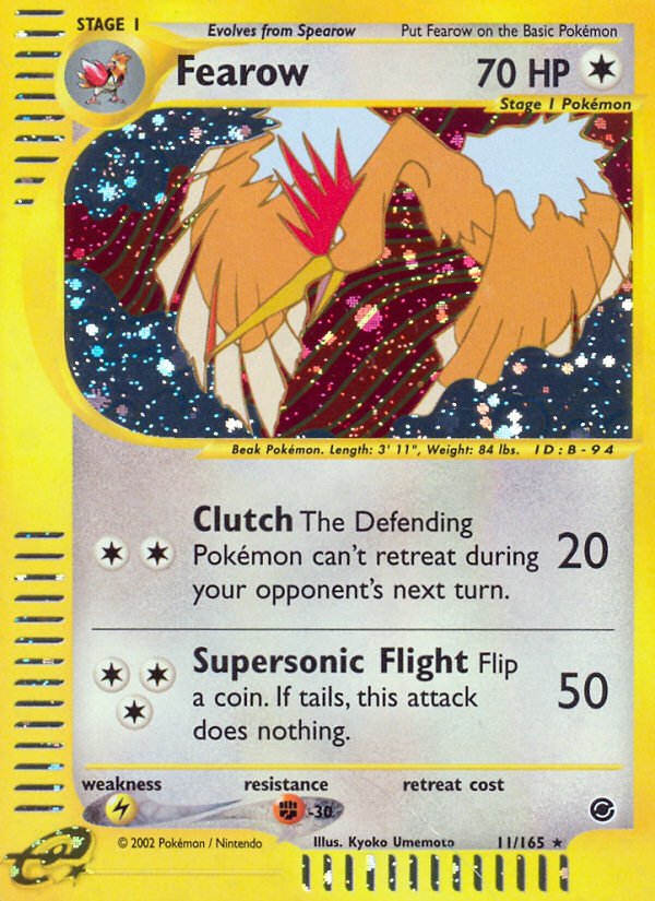 Fearow (11/165) [Expedition: Base Set] | Pegasus Games WI