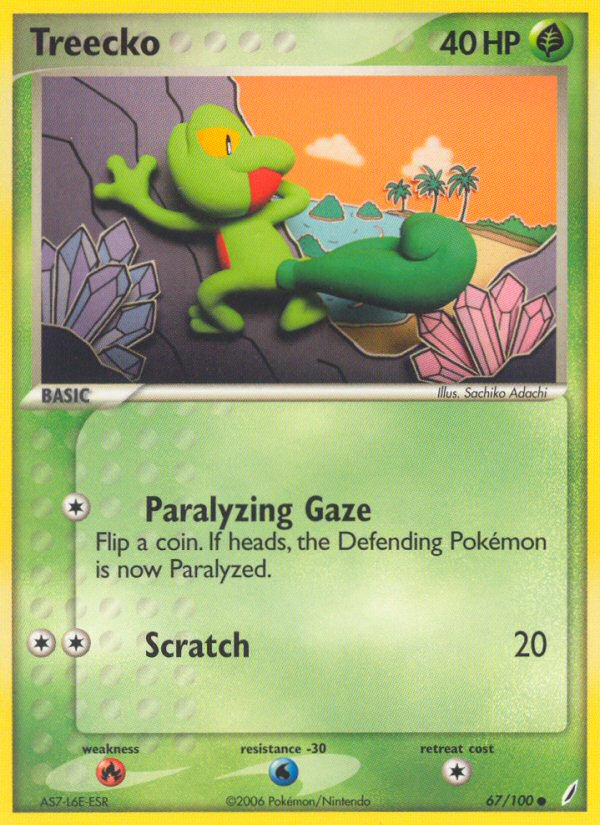 Treecko (67/100) [EX: Crystal Guardians] | Pegasus Games WI